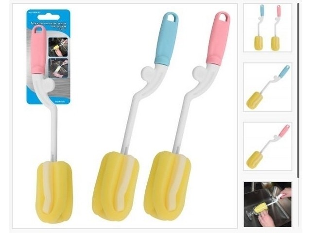 Губка для высокой посуды поворотная Чисто 58-303